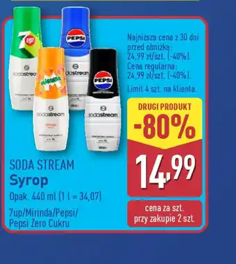 ALDI Soda Stream Syrop oferta
