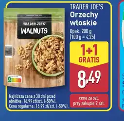 ALDI Orzechy włoskie Trader Joe's oferta