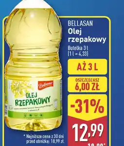 ALDI Olej rzepakowy Bellasan oferta