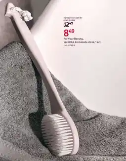 Rossmann Szczotka kąpielowa do masażu ciała For Your Beauty oferta