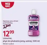 Rossmann Płyn do płukania ust clean mint Listerine Total Care oferta