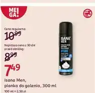 Rossmann Pianka do golenia hydro Isana For Men oferta