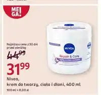 Rossmann Krem dla skóry wrażliwej repair & care Nivea oferta