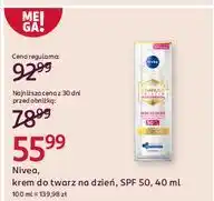 Rossmann Krem na dzień spf 50 przeciw przebarwieniom Nivea Cellular Luminous 630 oferta