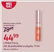Róż do policzków w płynie warm peach L'oreal Lumi
