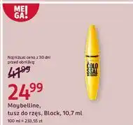 Rossmann Tusz do rzęs czarny Maybelline Colossal Big Shot oferta