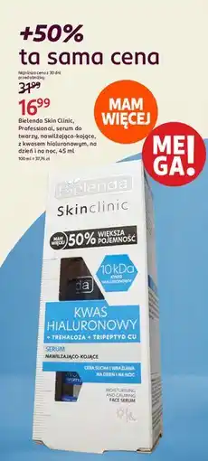 Rossmann Serum do twarzy z kwasem hialuronowym Bielenda Skin Clinic Professional oferta