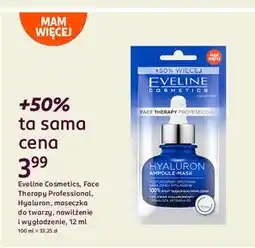 Rossmann Maska- ampułka hyaluron Eveline Face Therapy Proffessional oferta