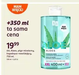 Rossmann Płyn micelarny aloes Aa oferta