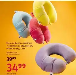 Rossmann Poduszka podróżna + opaska na oczy Eloy oferta