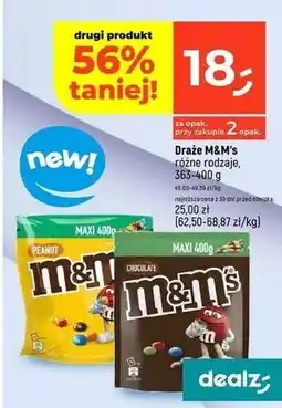 Dealz Draże czekoladowe M&M's oferta