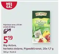 Rossmann Herbata z pigwą i granatem Big-Active Zielona oferta
