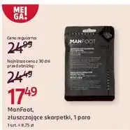 Rossmann Skarpetki złuszczające dla mężczyzn rozm. xl Manfoot oferta