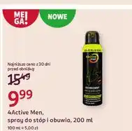 Rossmann Spray do stóp i obuwia 4Active Men oferta