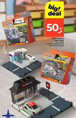 Dealz Zestaw action drivers pizza hut Matchbox oferta