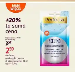 Rossmann Peeling do twarzy drobnoziarnisty Perfecta Oczyszczanie oferta