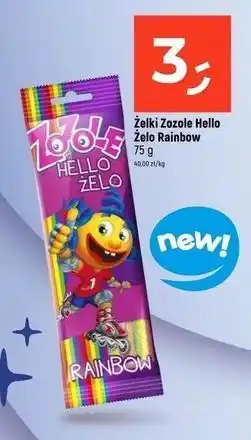 Dealz Żelki rainbow Mieszko Zozole Hello Żelo oferta
