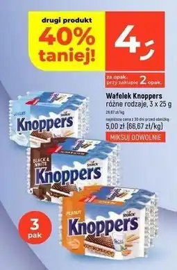 Dealz Wafelek peanut Knoppers oferta