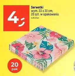 Dealz Serwetki 3-warstwowe wym 33 x cm oferta