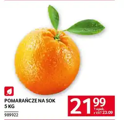 Selgros Pomarańcze na sok oferta