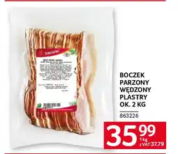 Selgros Boczek parzony wędzony plastry oferta