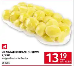 Selgros Ziemniaki obrane surowe oferta