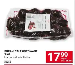 Selgros Buraki całe gotowane oferta