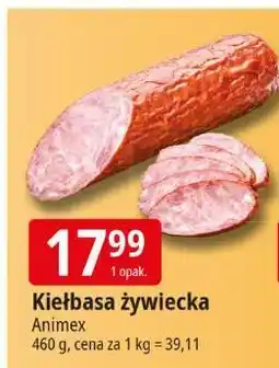 E.Leclerc Kiełbasa żywiecka Animex oferta