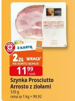 E.Leclerc Szynka Prosciutto Arrost z ziołami Leclerc oferta