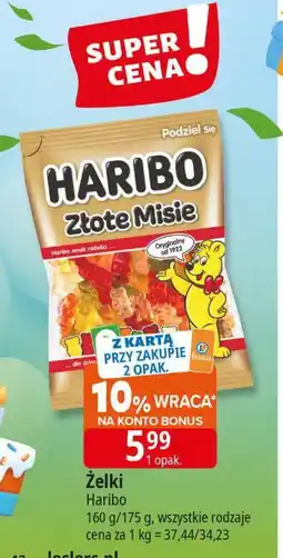 E.Leclerc Żelki Złote Misie 160g Haribo oferta