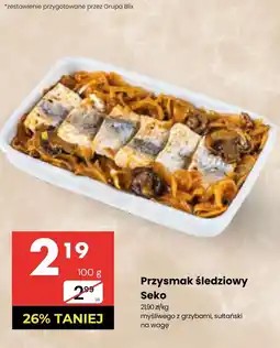 Delikatesy Centrum Przysmak śledziowy Seko 100g oferta