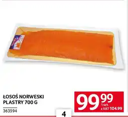 Selgros Łosoś norweski plastry oferta