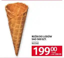 Selgros Rożki do lodów sao oferta