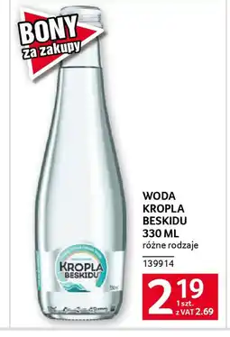 Selgros Woda kropla beskidu oferta