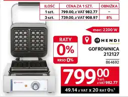 Selgros Hendi gofrownica oferta