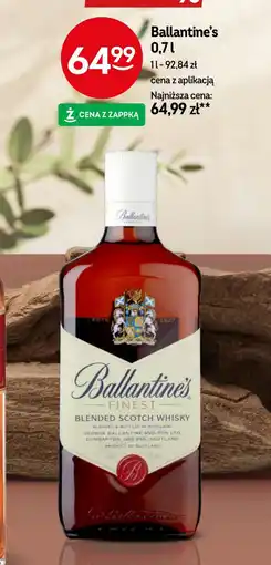 Żabka Whisky Ballantine's oferta