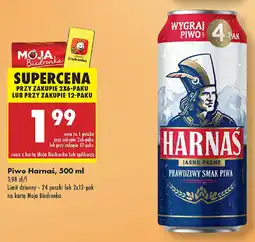 Biedronka Piwo Harnaś oferta