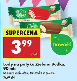 Biedronka Lody na patyku Zielona Budka oferta