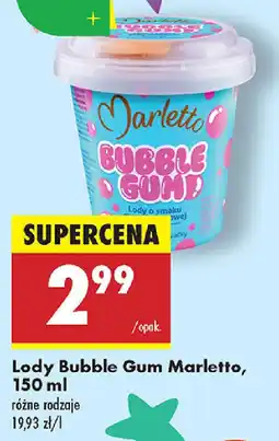 Biedronka Lody Bubble Gum Marletto oferta