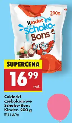 Biedronka Cukierki czekoladowe Schoko-Bons Kinder oferta
