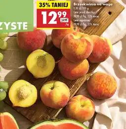 Biedronka Brzoskwinia na wagę oferta