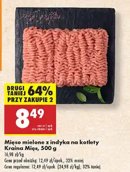 Biedronka Mięso mielone z indyka na kotlety Kraina Mięs oferta
