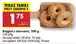 Biedronka Bajgiel z ziarnami oferta