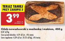 Biedronka Chleb nowodworski z maślanką i makiem oferta