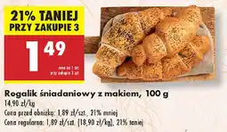 Biedronka Rogalik śniadaniowy z makiem oferta