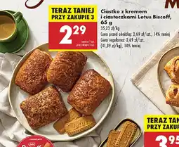 Biedronka Ciastko z kremem i ciasteczkami Lotus Biscoff oferta