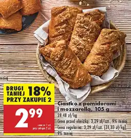 Biedronka Ciastko z pomidorami i mozzarellą oferta