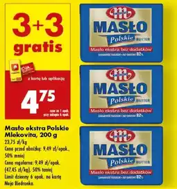 Biedronka Masło ekstra Polskie Mlekovita oferta