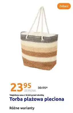 Action Torba plażowa pleciona oferta