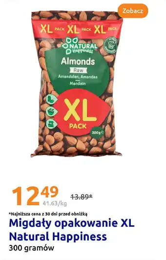 Action Migdały opakowanie XL Natural Happiness oferta